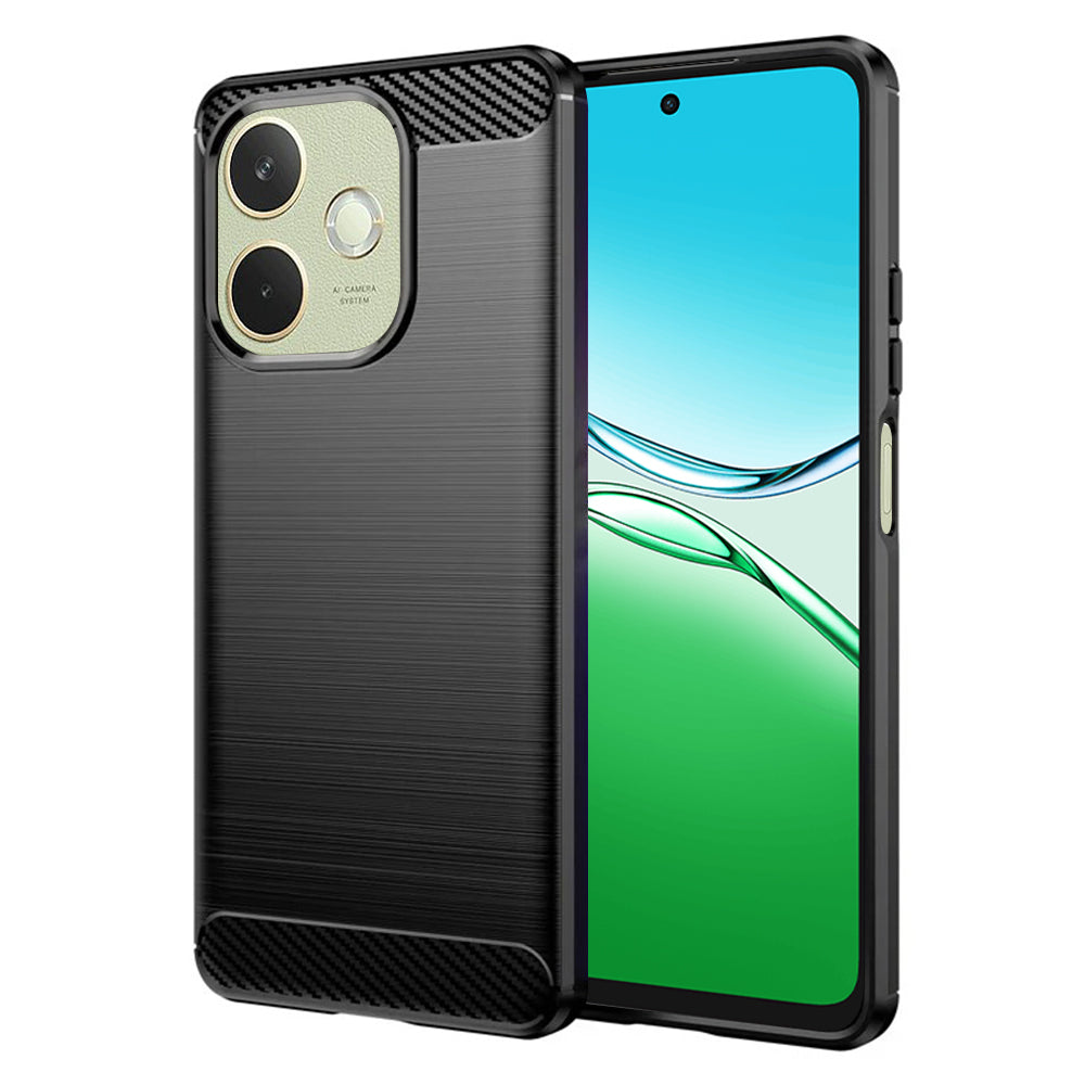 Deksel til Oppo A5 Pro 4G / A5 Pro, Techsuit, Karbon, Svart