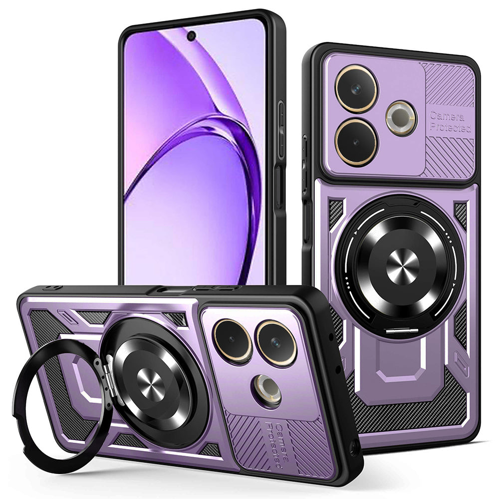 Deksel for Oppo A5 Pro 4G / A5 Pro, Techsuit, RuggedCam, Lilla