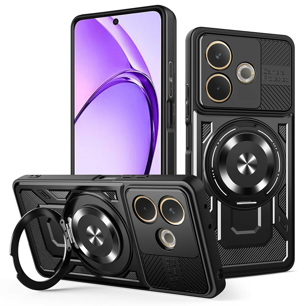 Deksel til Oppo A5 Pro 4G / A5 Pro, Techsuit, RuggedCam, Svart