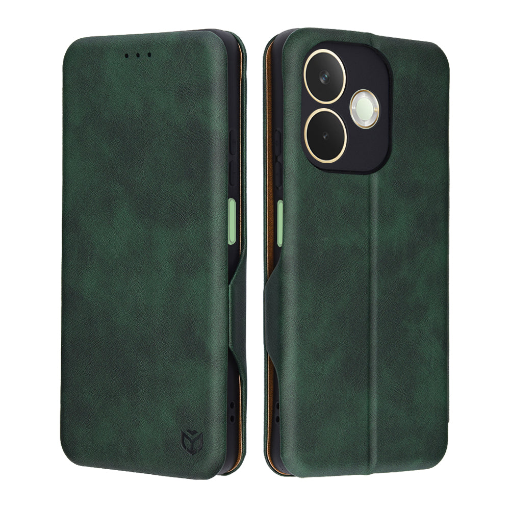 Deksel til Oppo A5 Pro 4G / A5 Pro, Techsuit, Safe Wallet Plus, Grønn