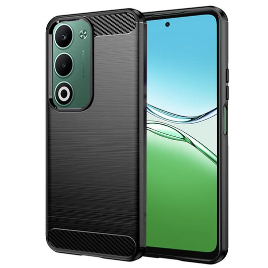 Deksel til Oppo A5 4G, Techsuit, Karbon, Svart