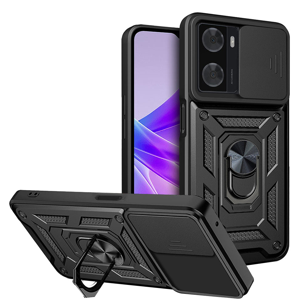 Deksel for Oppo A57 4G / A57s / Oneplus Nord N20 SE, Techsuit, CamShield, Svart