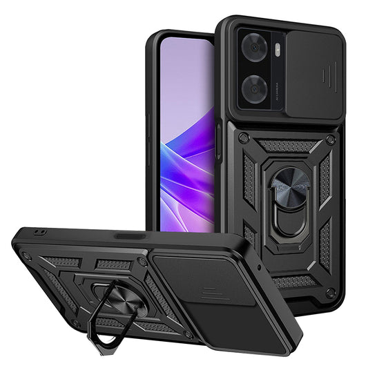 Deksel for Oppo A57 4G / A57s / Oneplus Nord N20 SE, Techsuit, CamShield, Svart