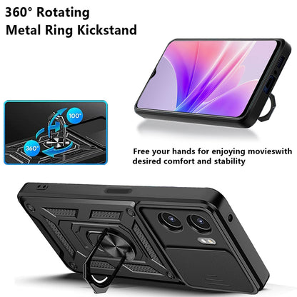 Deksel for Oppo A57 4G / A57s / Oneplus Nord N20 SE, Techsuit, CamShield, Svart