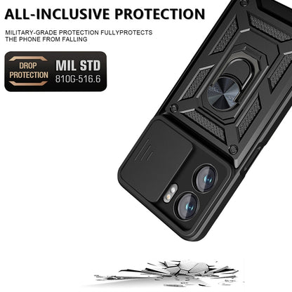 Deksel for Oppo A57 4G / A57s / Oneplus Nord N20 SE, Techsuit, CamShield, Svart