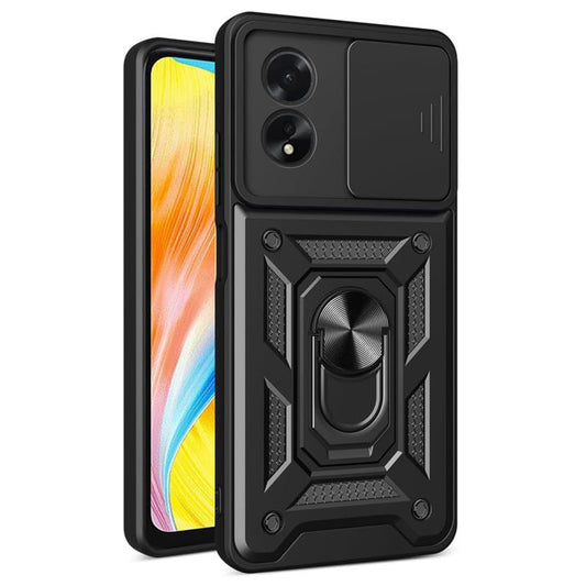 Deksel til Oppo A58 4G, Techsuit, CamShield, Svart