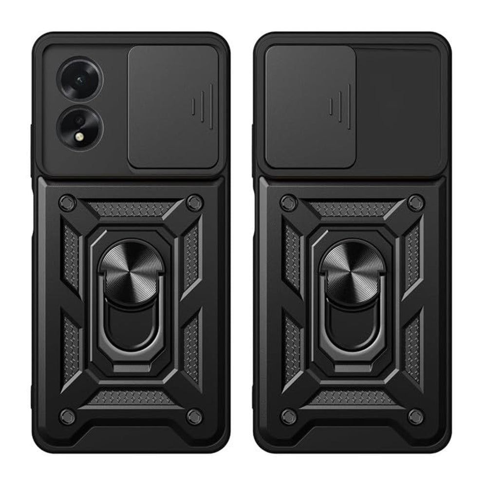 Deksel til Oppo A58 4G, Techsuit, CamShield, Svart