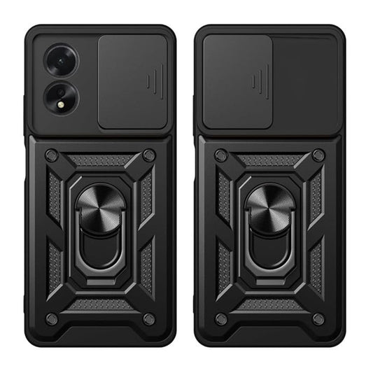 Deksel til Oppo A58 4G, Techsuit, CamShield, Svart
