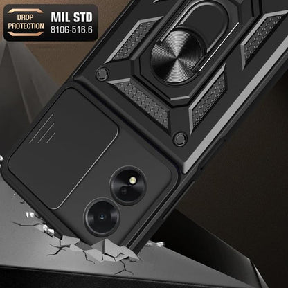 Deksel til Oppo A58 4G, Techsuit, CamShield, Svart