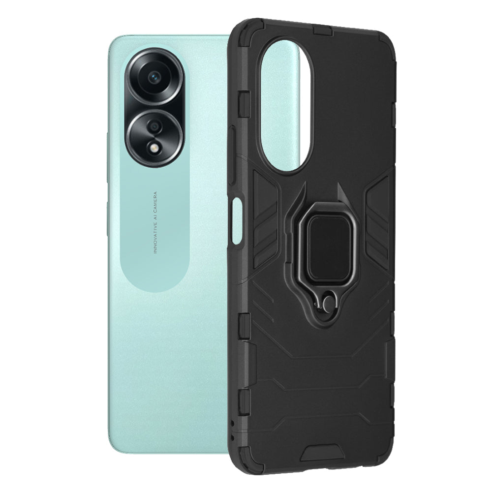 Deksel til Oppo A58 4G, Techsuit, Shield, Svart