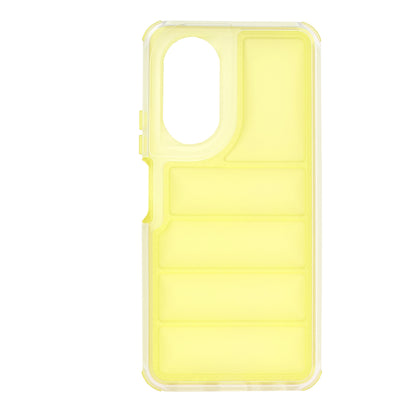 Deksel til Oppo A58 4G, Techsuit, Wave Shield, Gul