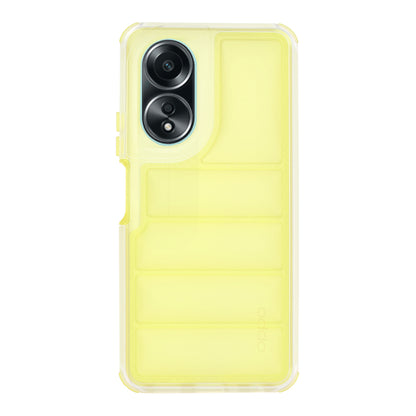 Deksel til Oppo A58 4G, Techsuit, Wave Shield, Gul