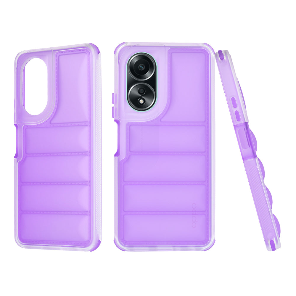 Deksel til Oppo A58 4G, Techsuit, Wave Shield, Lilla