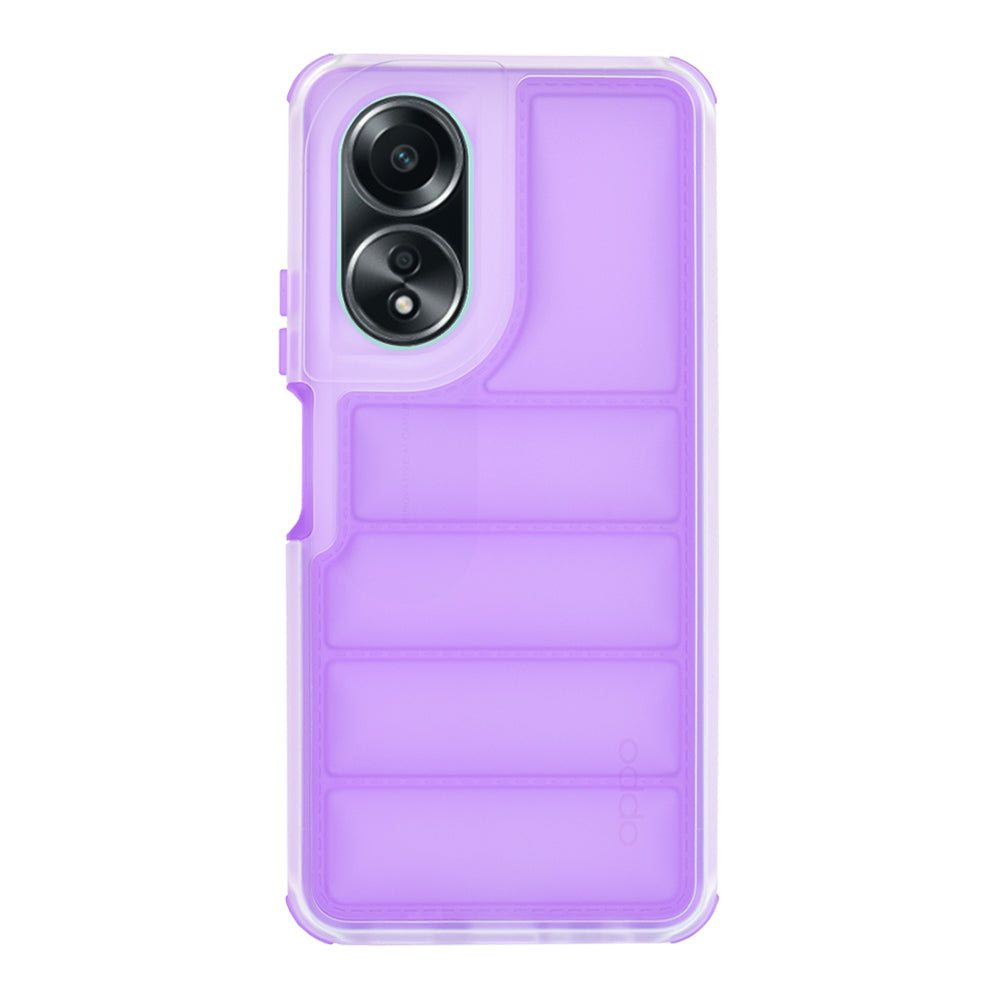 Deksel til Oppo A58 4G, Techsuit, Wave Shield, Lilla
