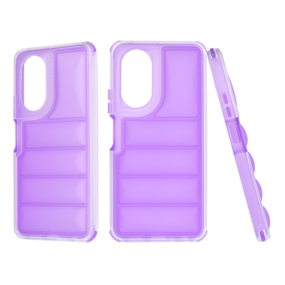 Deksel til Oppo A58 4G, Techsuit, Wave Shield, Lilla