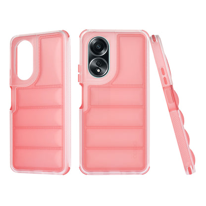 Deksel til Oppo A58 4G, Techsuit, Wave Shield, Rød