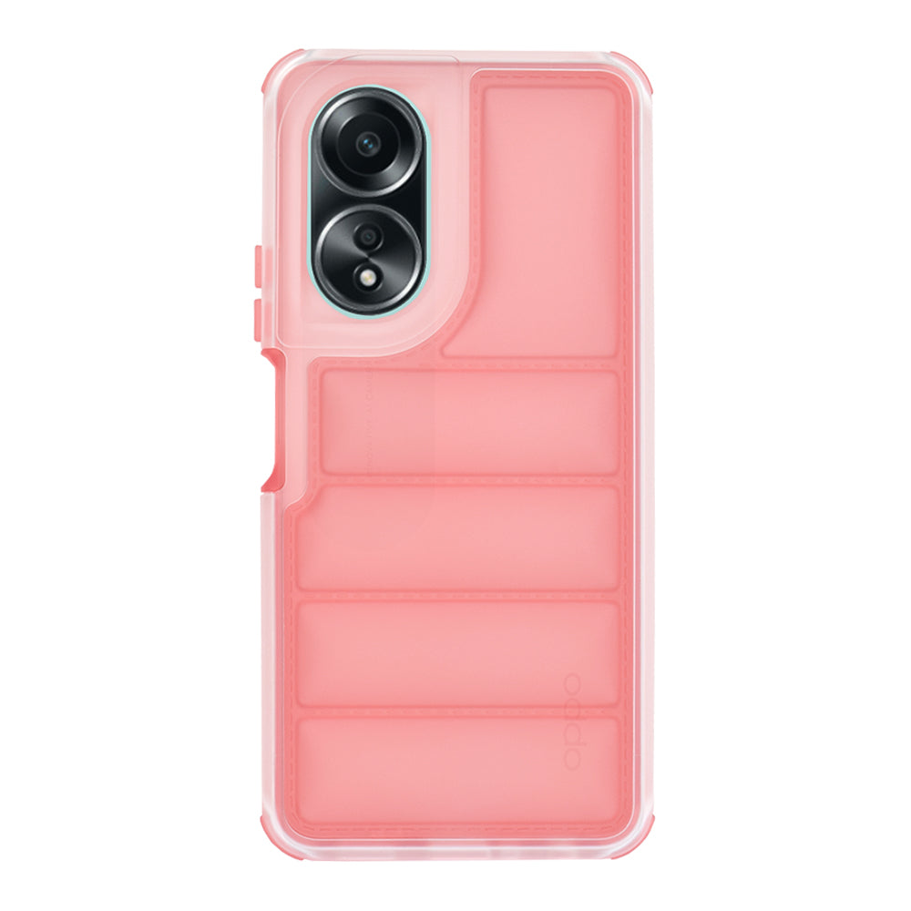 Deksel til Oppo A58 4G, Techsuit, Wave Shield, Rød
