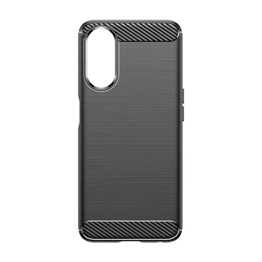 Deksel til Oppo A58 5G / A78 5G, Techsuit, Karbon, Svart