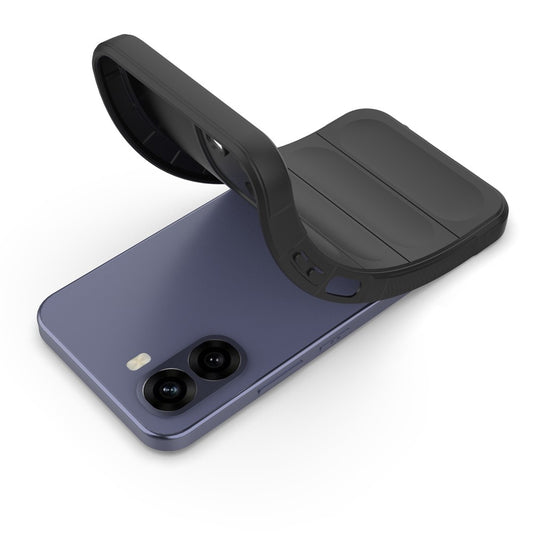 Deksel for Oppo A6 4G, Techsuit, Magic Shield, Svart