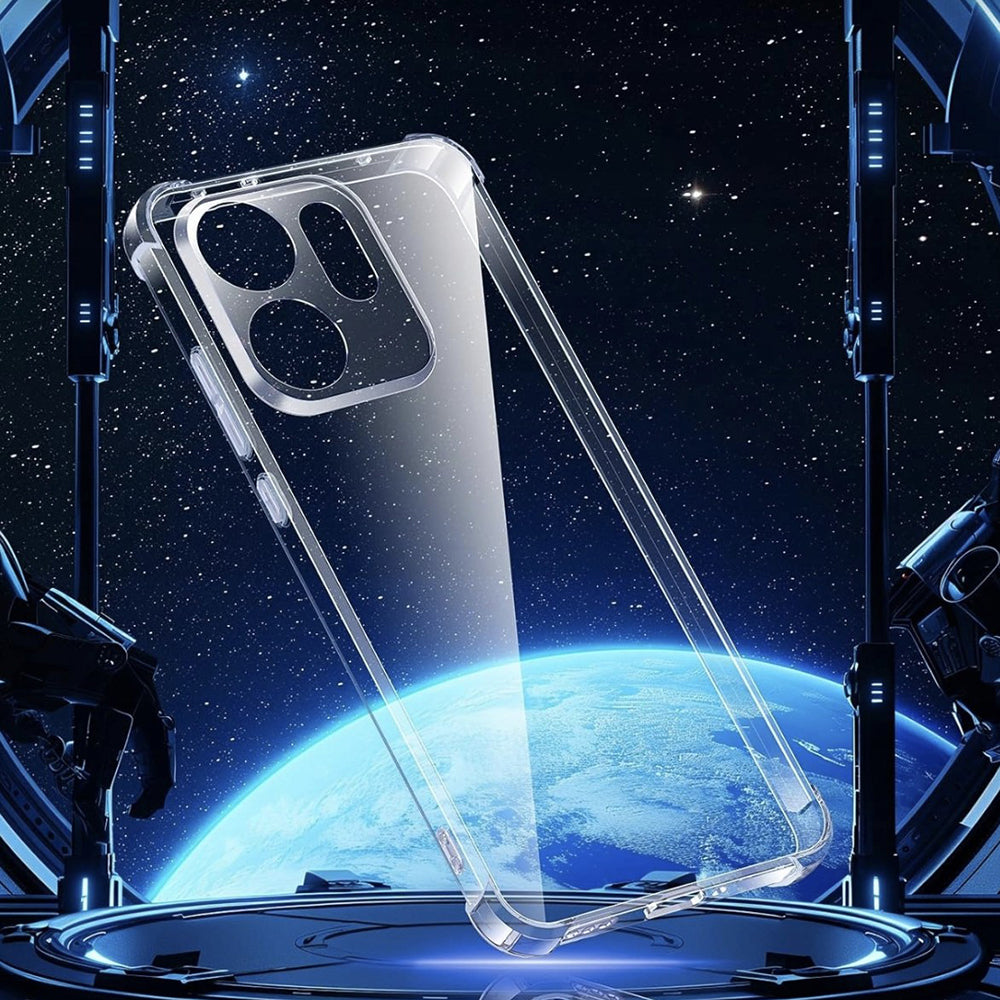 Deksel for Oppo A6 4G, Techsuit, Shockproof Clear, Gjennomsiktig