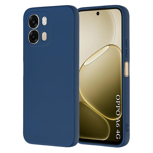Deksel for Oppo A6 4G, Techsuit, SoftFlex, Marineblå