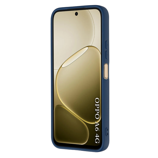 Deksel for Oppo A6 4G, Techsuit, SoftFlex, Marineblå