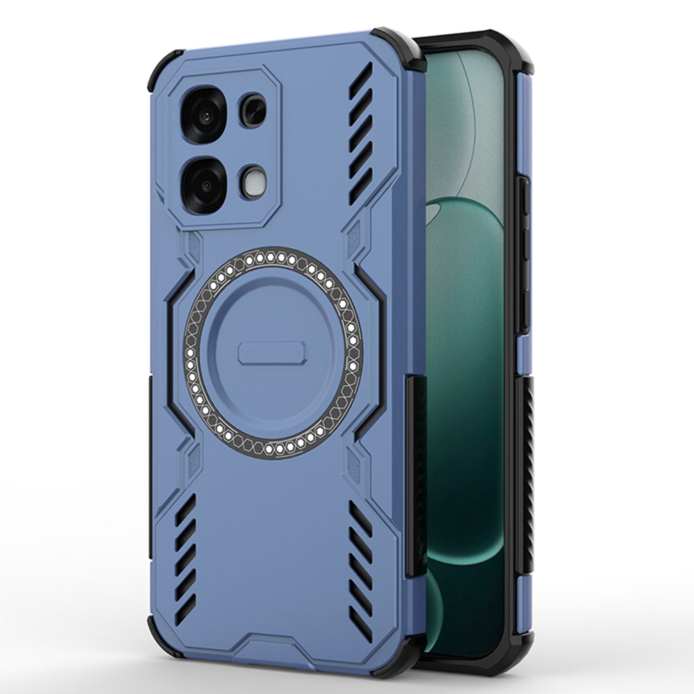 MagSafe-deksel for Oppo A6 Pro 5G / A6 Pro 4G, Techsuit, ArmorMag, Blå