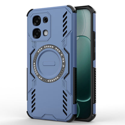 MagSafe-deksel for Oppo A6 Pro 5G / A6 Pro 4G, Techsuit, ArmorMag, Blå