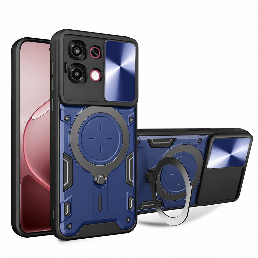 Deksel for Oppo A6 Pro 5G / A6 Pro 4G, Techsuit, CamGuard Pro, Blå