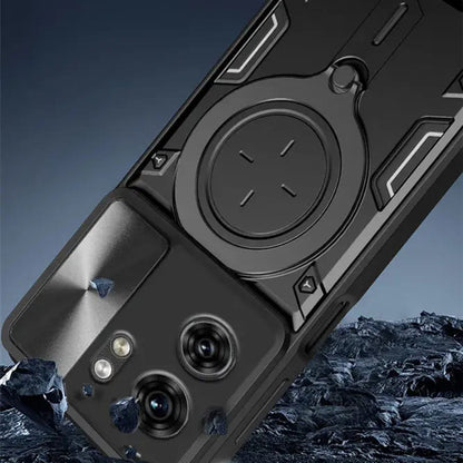 Deksel for Oppo A6 Pro 5G / A6 Pro 4G, Techsuit, CamGuard Pro, Svart