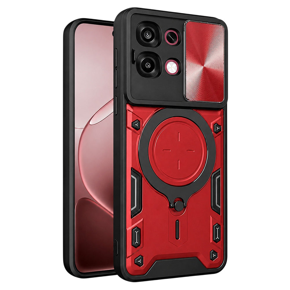 Deksel til Oppo A6 Pro 5G / A6 Pro 4G, Techsuit, CamGuard Pro, Rød