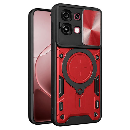 Deksel til Oppo A6 Pro 5G / A6 Pro 4G, Techsuit, CamGuard Pro, Rød