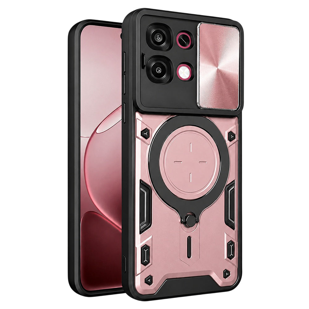Deksel til Oppo A6 Pro 5G / A6 Pro 4G, Techsuit, CamGuard Pro, Rosa Gull