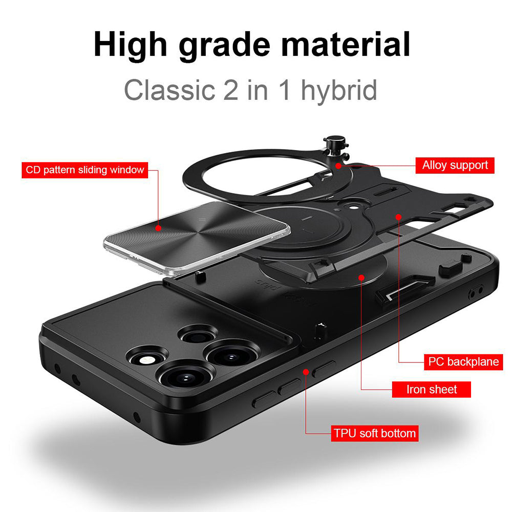 Deksel til Oppo A6 Pro 5G / A6 Pro 4G, Techsuit, CamGuard Pro, Rosa Gull