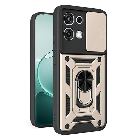 Deksel til Oppo A6 Pro 5G / A6 Pro 4G, Techsuit, CamShield, Gullfarget