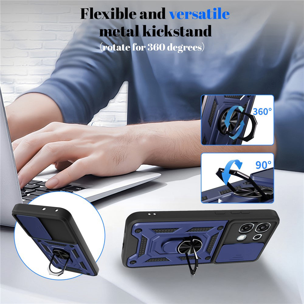 Deksel for Oppo A6 Pro 5G / A6 Pro 4G, Techsuit, CamShield, Svart