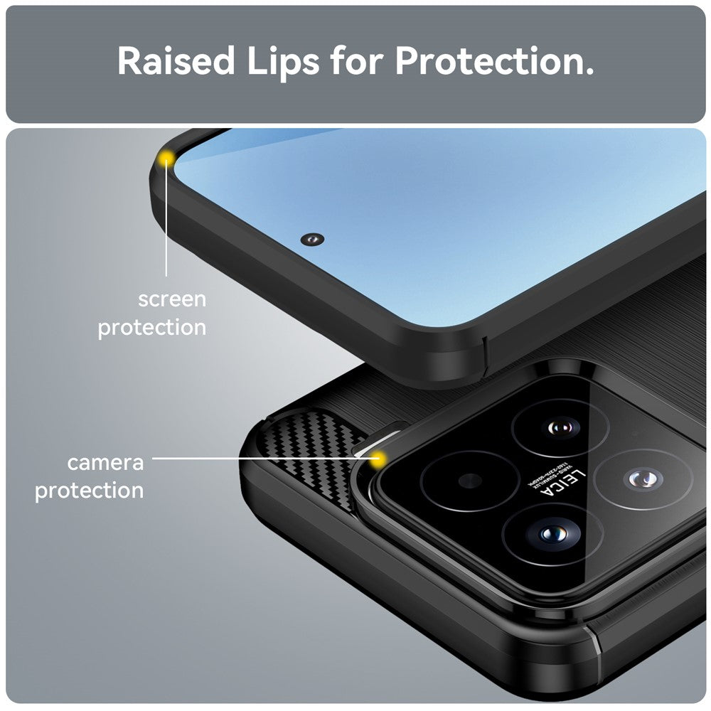 Deksel for Oppo A6 Pro 5G / A6 Pro 4G, Techsuit, Karbon, Svart
