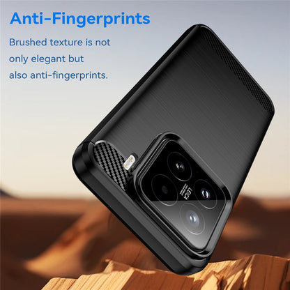 Deksel for Oppo A6 Pro 5G / A6 Pro 4G, Techsuit, Karbon, Svart