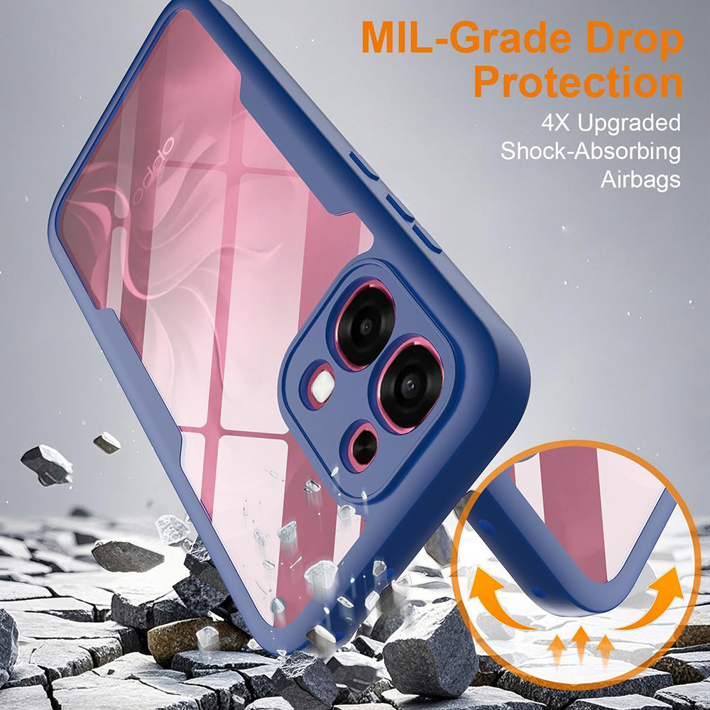 Deksel for Oppo A6 Pro 5G / A6 Pro 4G, Techsuit, ColorVerse 360, Blå