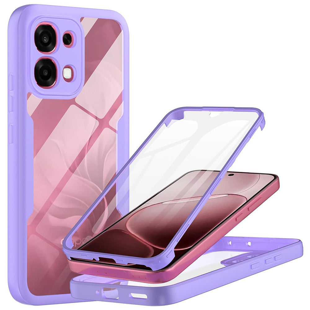 Deksel for Oppo A6 Pro 5G / A6 Pro 4G, Techsuit, ColorVerse 360, Lilla