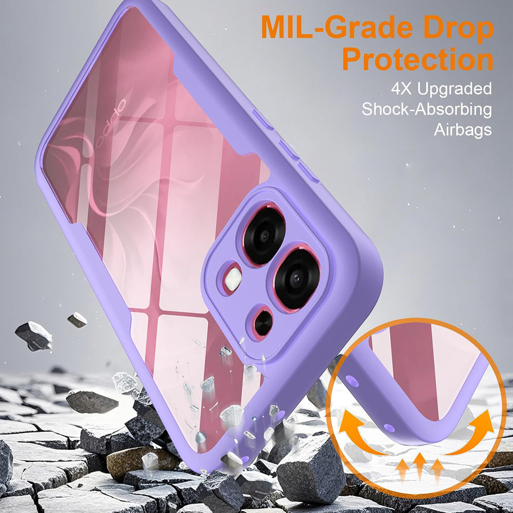 Deksel for Oppo A6 Pro 5G / A6 Pro 4G, Techsuit, ColorVerse 360, Lilla
