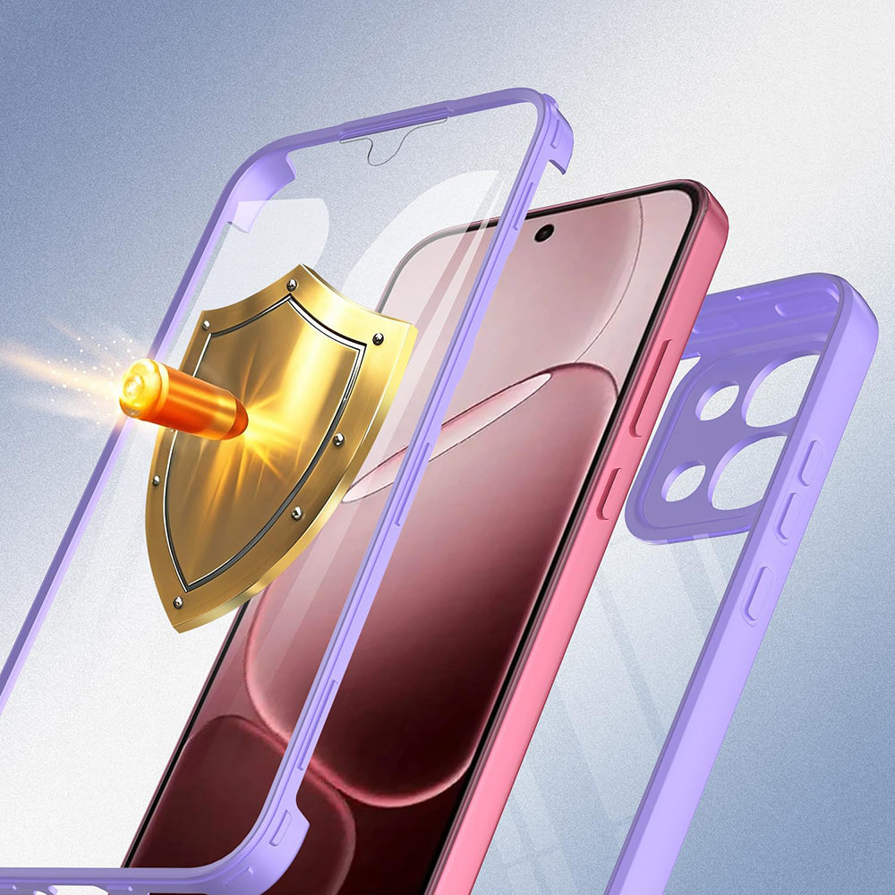 Deksel for Oppo A6 Pro 5G / A6 Pro 4G, Techsuit, ColorVerse 360, Lilla