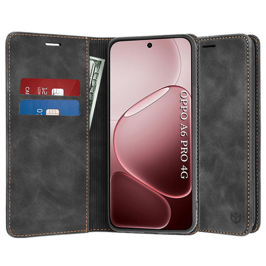 Deksel for Oppo A6 Pro 5G / A6 Pro 4G, Techsuit, Confy, Svart