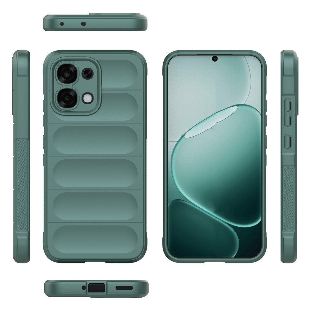 Deksel for Oppo A6 Pro 5G / A6 Pro 4G, Techsuit, Magic Shield, Grønn