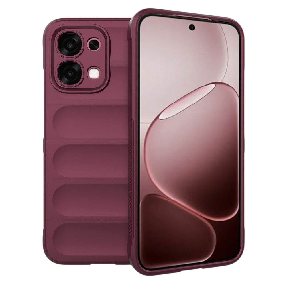 Deksel til Oppo A6 Pro 5G / A6 Pro 4G, Techsuit, Magic Shield, Burgunder