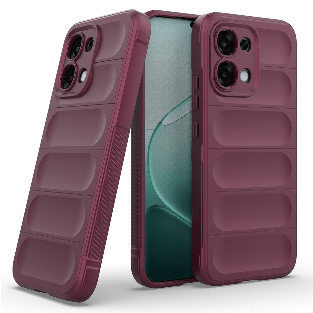 Deksel til Oppo A6 Pro 5G / A6 Pro 4G, Techsuit, Magic Shield, Burgunder