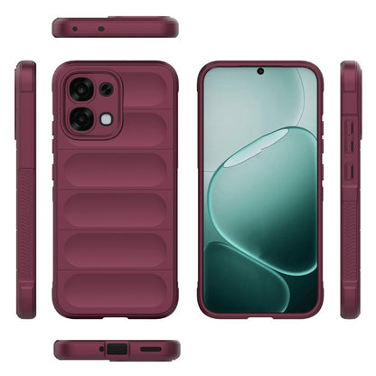 Deksel til Oppo A6 Pro 5G / A6 Pro 4G, Techsuit, Magic Shield, Burgunder