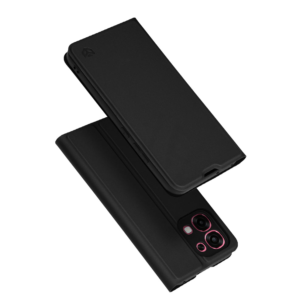 Deksel for Oppo A6 Pro 5G / A6 Pro 4G, Techsuit, Magskin Book, Svart