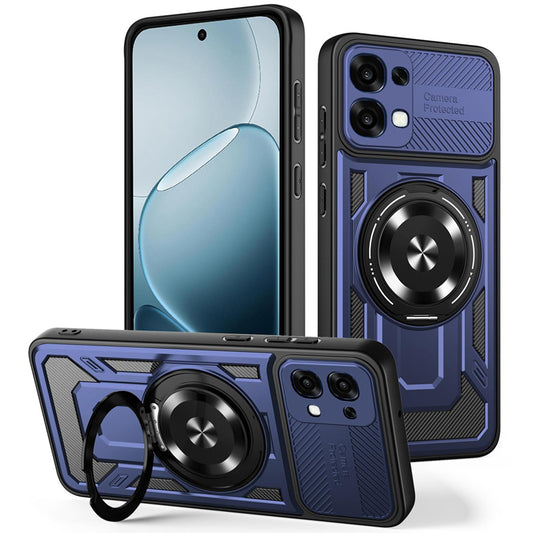 Deksel for Oppo A6 Pro 5G / A6 Pro 4G, Techsuit, RuggedCam, Blå