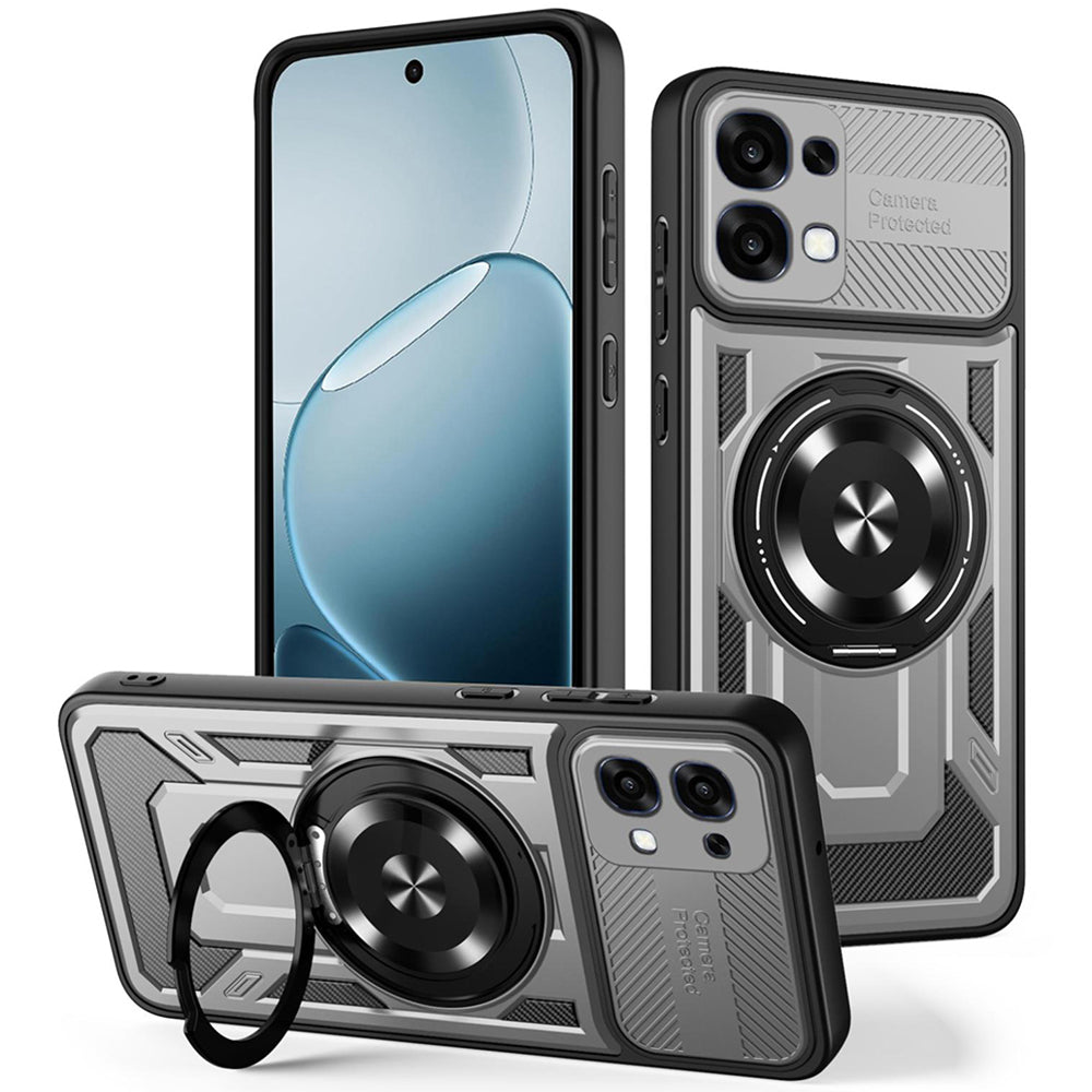 Deksel for Oppo A6 Pro 5G / A6 Pro 4G, Techsuit, RuggedCam, Grå